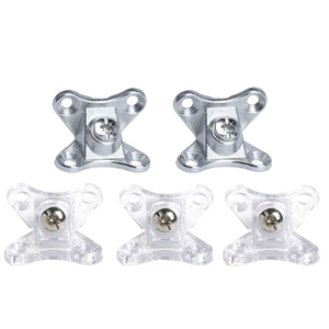 Petites accolades d'angle détachables à 90 degrés robustes Supports de support d'étagère de meubles pour étagère tiroir d'armoire - Product Image 3