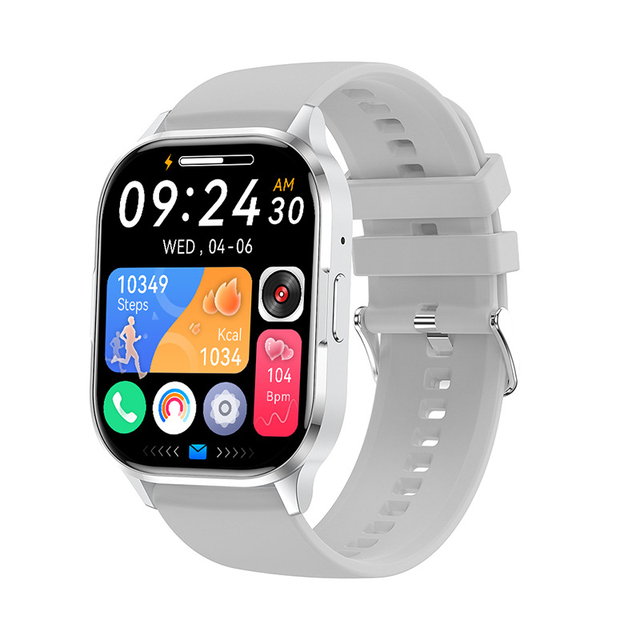HK21 Amoled 2.01inch Full Touch Screen True Heart Rate Intelligent Detection BT Call AI Voice Assistant Game Smart Watches