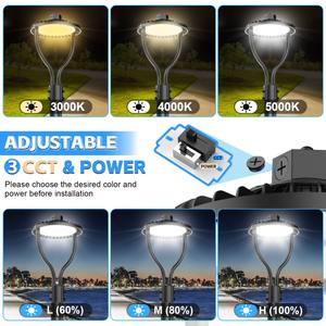 Lámparas LED para Jardín de 150W, Impermeables, Decoración Inteligente para el Hogar, Lámpara de Seguridad, Reflector Exterior Decorativo para Calles, Iluminación de Carreteras - Product Image 3