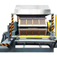 Machine de fabrication de barquettes à œufs à moteur PLC haute performance / Équipement de moulage de pâte à papier / Ligne de production automatique de barquettes en papier