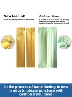 Sacs en papier kraft rayés brillants en aluminium portables pour emballage de sucre - Petits sacs jetables de qualité alimentaire