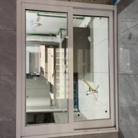 Fenêtres et portes coulissantes à persiennes horizontales à double vitrage en PVC UPVC modernes résistantes aux ouragans 2025