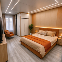 Villa modulaire multi-étages extensible RELYANCE à économie d'énergie, panneaux sandwich de luxe sur mesure, construction facile pour glamping et hébergement.