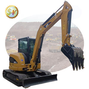 Japan Cat 304 4ton 304cr mini crawler excavator Caterpillar 303CR 304CR 305CR <b>swing</b> boom mini digger - Product Image 1