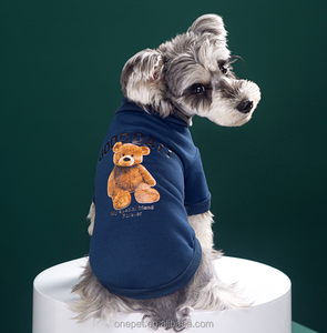 Abbigliamento Autunno Inverno per Cani e Gatti, Felpa Sportiva 'Good Day Bear', Vestiti Carini per Animali Domestici, Accessori per Chihuahua e Bichon - Product Image 5