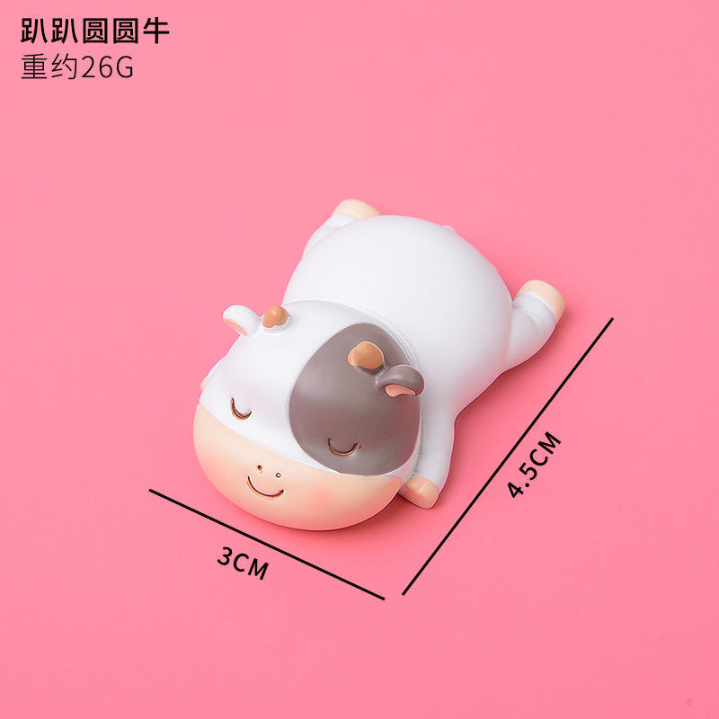 Atiéndete sobre la vaca redonda