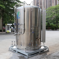 Réservoir universel de haute qualité, 5000 l, en acier inoxydable, récipients de stockage halogène liquide