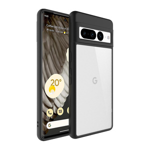 Funda de TPU acrílica transparente con pintura de goma, cristal transparente, antihuellas dactilares, económica, para Google <span class=keywords><strong>Pixel</strong></span> <span class=keywords><strong>7</strong></span> <span class=keywords><strong>Pro</strong></span> - Product Image 1