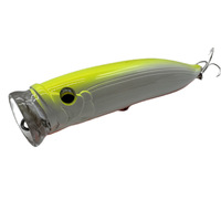 Umpan Pancing Popper Apung 58g Berkinerja Tinggi untuk Air Asin, Lemparan Jauh, Tanpa Kail, DIY GT Popper Lures Tanpa Mata Kail