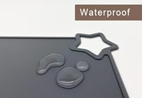 Tapis de table antidérapant résistant aux taches pour tout-petits Tapis de table en silicone pour bébé et enfant