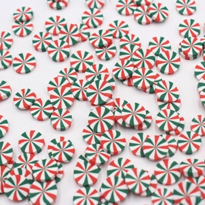 Mejor Precio 1KG Arcilla Polimérica No Tóxica en Rodajas de Caramelo de Menta, Figuras de Slime, Dulces con Patrones, Chispas, Accesorios DIY para Niños - Product Image 6