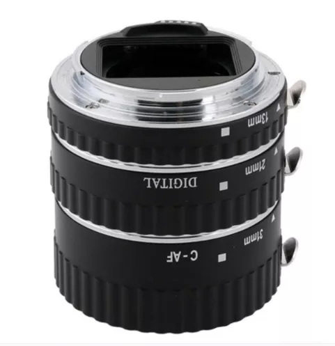 Meike MK-C-AF1-AL Metal Autofocus Confirm Macro Extension Tube for Canon EOS 7D, 550D, 1100D, 450D, 5D Mark II, 50D, 650D, 700D