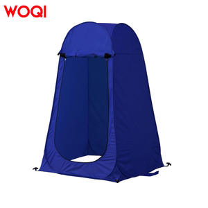Carpa de Ducha Portátil Woqi 120x120x190cm, Impermeable, Montaje Automático, para Camping, Vestidor Exterior, Azul Oscuro - Product Image 1