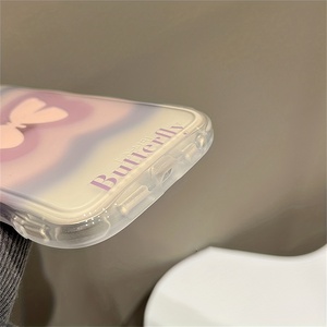 Custodia Protettiva Lusso <span class=keywords><strong>Trasparente</strong></span> con Onde Sfumate Romantica e Carina per iPhone 13, per Ragazze, Compatibile con <span class=keywords><strong>Apple</strong></span> 14 Pro Max - Product Image 5