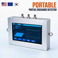 Détecteur de décharges partielles portable, testeur PD à deux canaux avec affichage de la forme d'onde pour équipements haute tension