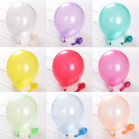 Set Balon Lateks Standar untuk Latar Belakang Pesta, Festival, Acara Peringatan, dan Hiasan