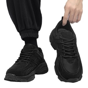 Zapatos de Hombre Negros Estilo 2026, Antideslizantes y Resistentes al Desgaste, para Correr y Deportes, con Suela Gruesa - Product Image 5