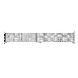 Vintage Silver Luxury Stainless Steel Elastic <b>Watch</b> Band Strap with Butterfly Clasp for <b>Watch</b> 20cm - Product Image 1