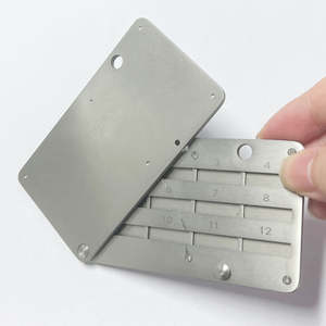 Monedero Criptográfico de Metal Mecanizado por CNC Personalizado, Almacenamiento de Semillas Criptográficas, Monedero Criptográfico para Hardware de Encriptación, Respaldo de Monedero Frío - Product Image 1