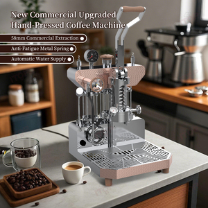 New Commercial Espresso Machine Upgraded Dual Boiler System Hand-Pressed Triple Relief Spring-Lever Brewing - Product Image 1