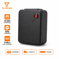 Traceur GPS magnétique sans fil pour remorque de logistique de conteneurs, avec commande SMS et charge rapide Type-C, compatible batteries de véhicules larges 12-24V