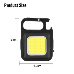 <span class=keywords><strong>Mini</strong></span> ánh sáng làm việc LED Cắm trại ánh sáng đèn pin chói COB Keychain ánh sáng - Product Image 1