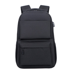 Laptop <b>Backpack</b> <b>Large</b> Capacity Waterproof Business Travel Unisex Solid Color With Laptop Compartment - Product Image 4