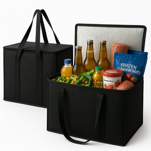 <span class=keywords><strong>Sac</strong></span> isotherme réutilisable personnalisé, grand format, pliable, pour courses, <span class=keywords><strong>transport</strong></span> alimentaire, camping, livraison, sacs <span class=keywords><strong>de</strong></span> <span class=keywords><strong>congélation</strong></span> pour courses - Product Image 2