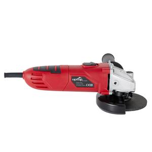 Amoladora angular eléctrica Uptop de 115 mm con motor de escobillas y mango lateral para corte y pulido de metal - Product Image 2