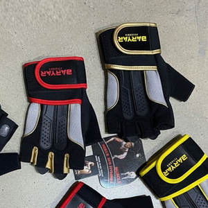 Guantes Deportivos de Medio Dedo de Cuero de Primera Calidad para Gimnasio, Fitness y Levantamiento de Pesas, Antideslizantes y Ligeros - Product Image 4