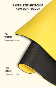 แผ่นรองเล่นโยคะสำหรับเด็กเล็ก ทำจาก TPE ปลอดสารพิษ ไม่เป็นพิษ กันลื่น ลายพิมพ์น่ารัก เหมาะสำหรับเด็กทารก เด็กวัยหัดเดิน และเด็กเล็ก - Product Image 4