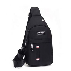 Custom Logo Men's Chest Bag Outdoor Casual Sport New Youth Messenger Bag Small <b>Backpack</b> Trend Solid Color Single Shoulder Bag - Product Image 3