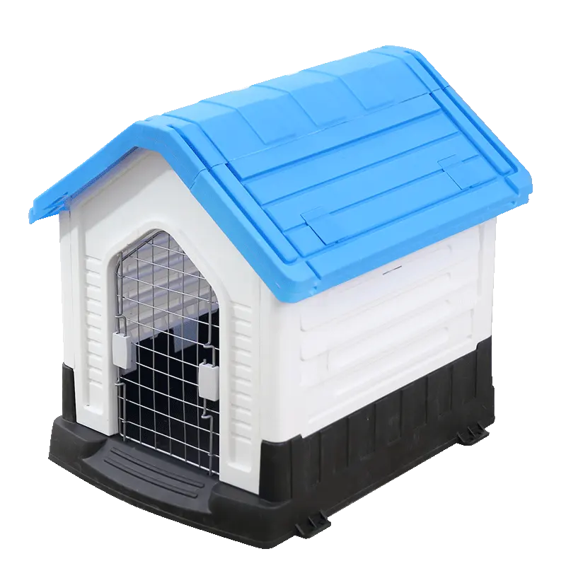 Pet house üretim katlanır Pet House rüzgar geçirmez plastik su geçirmez çıkarılabilir kapalı açık pet house