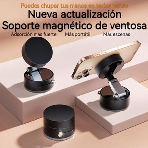<b>Live</b> <b>streaming</b>, Foldable magnetic car phone mount, 360-degree adjustable metal mount for the console - Product Image 6