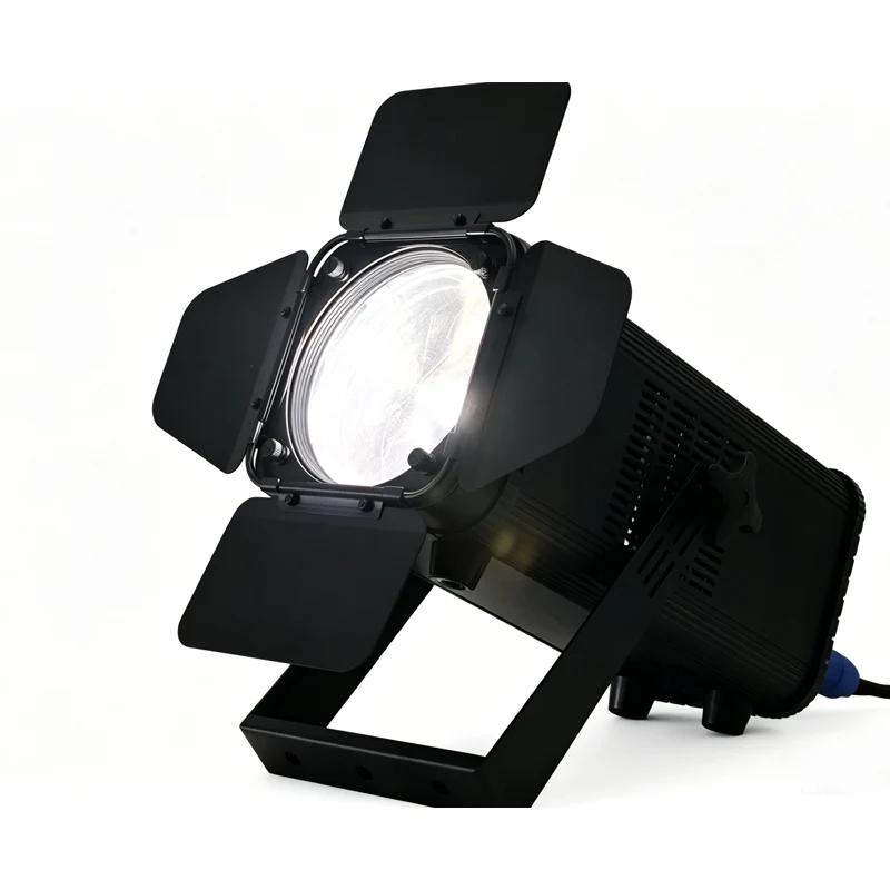 DMX512 Dimmable 200W COB LED Fresnel Light Stage Studio Theatre Spot Lamp