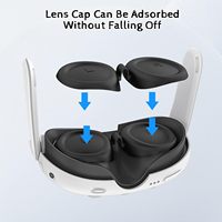 Amazon Hot VR Accessoires Housse d'objectif en silicone pour objectifs Meta Quest 3 Housse de protection pour objectifs Quest 3 Anti-poussière et anti-rayures