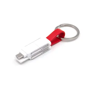 하나의 멀티 충전기 6 1 미니 케이블 열쇠 고리 마그네틱 USB 키 체인 케이블