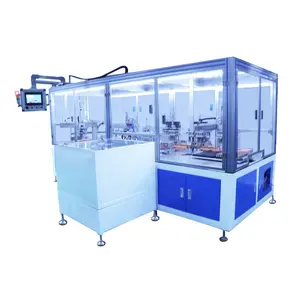 Cosmetic Packaging Assembly Production Line Hinge Plastic Lid Automatic Assembly Machine For Cosmetic Makeup