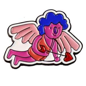 Il nuovo distintivo di angelo dei cartoni animati all'ingrosso regali Souvenir di san valentino graziosi cupidi in metallo spille personalizzate spille da risvolto <span class=keywords><strong>dio</strong></span> amore - Product Image 4