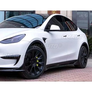 สเกิร์ตข้างรถยนต์ Tesla Model Y พร้อมสปอยเลอร์แบบต่อขยาย ดิฟฟิวเซอร์กันกระแทก สำหรับ Tesla Model Y Fast ปี 2019-2023 ชุดแต่ง - Product Image 4