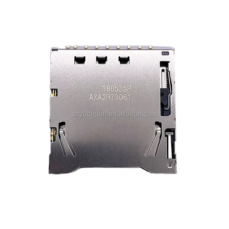 Conectores de tarjeta de memoria nuevos y originales Conn SD Card HDR 9 POS Solder 0.5A AXA2R73061P AXA2R73061