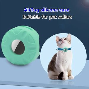 Funda Protectora de Silicona Duradera Antipérdida para <span class=keywords><strong>AirTag</strong></span>, Collar para Mascotas, Funda Protectora para Rastreador GPS, Compatible con <span class=keywords><strong>Apple</strong></span> Airtags - Product Image 6