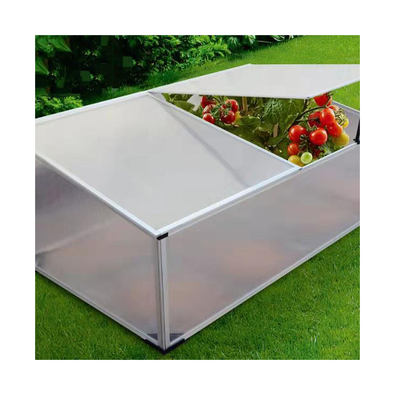 4 мм Pv доска, алюминиевая рамка, мини-Садовая теплица для томатов, сельскохозяйственные теплицы