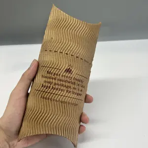 Caja de papel de bolsa de sándwich corrugado de grado alimenticio personalizada del fabricante para alimentos