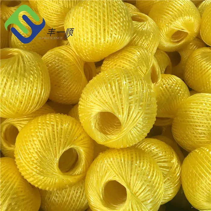 White Yellow And Black Polypropylene Twine Or String For Agriculture Building Trade DIY Bailing Waste