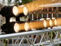Éclairage d'audience LED COB RGBWAL 6 en 1 étanche 350w