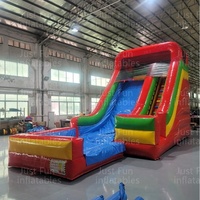 Toboggan gonflable de haute qualité avec piscine détachable pour location de fête