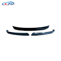 Noir brillant ABS voiture pare-chocs avant maille calandre phare sourcils paupières couverture autocollants pour Honda Ballade City RS GN1 2020-2025