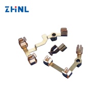 Componentes de latón de alta conductividad para terminales eléctricos, insertos de enchufe de precisión BS UK, piezas de latón personalizadas para estampado.