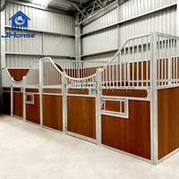 Stalle à chevaux modulaire de luxe moderne, fabrication directe d'usine, pour le marché européen